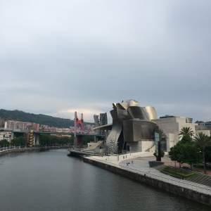 Architecture le long du Nervion Bilbao